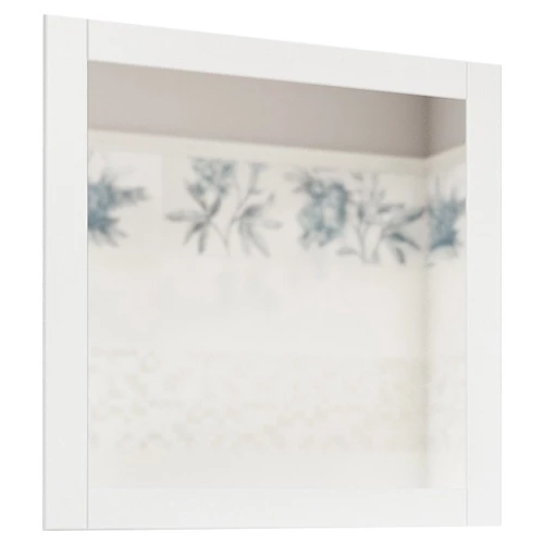 Зеркало 72x72 см белый матовый Sanflor Ванесса C000005878