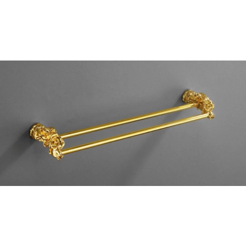 Полотенцедержатель двойной 60 см золото Art&Max Rose AM-0918-Do