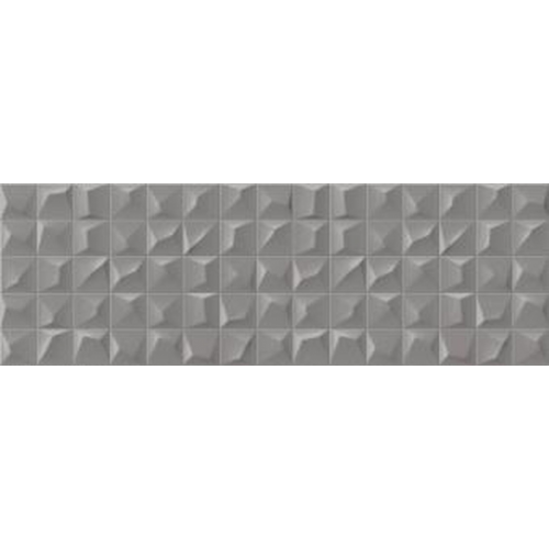 Керамическая плитка Cifre Cromatica Kleber Antracite Brillo настенная 25х75 см 78797044