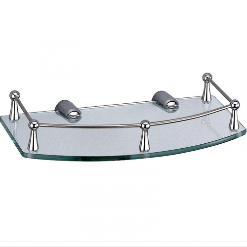 Стеклянная полка WasserKRAFT K-588 Хром