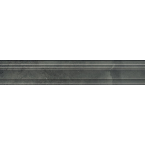 Керамический бордюр Kerama Marazzi Джардини Багет серый темный BLF004R 7,3х40 см