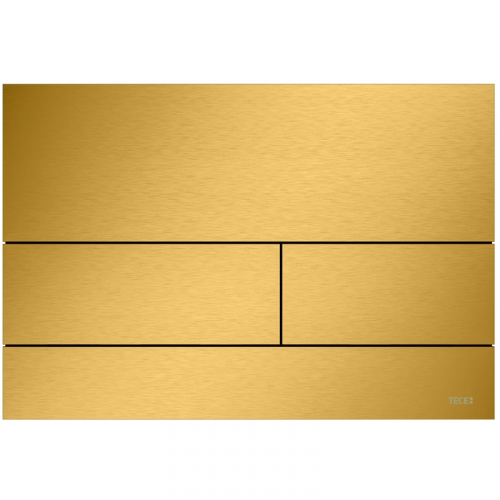 Клавиша смыва Tece Square II 9240847 (9240838) для унитаза PVD Brushed Gold Optic