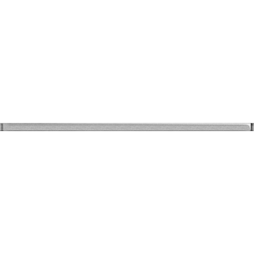 Стеклянный бордюр Cersanit Universal Glass серый UG1L091 2х60 см