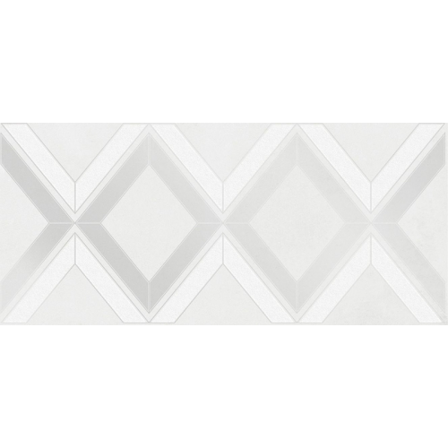 Керамический декор Cersanit Alrami ромбы серый 15915 20х44 см