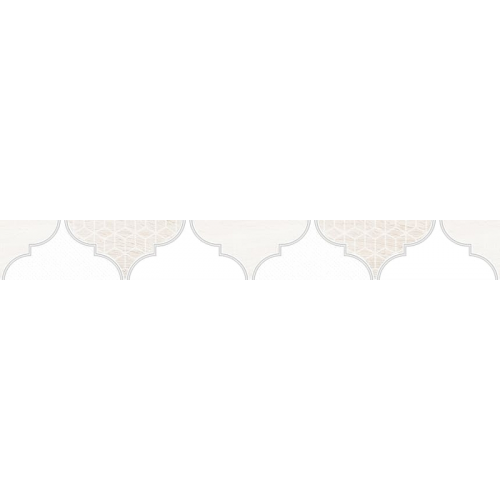 Керамический бордюр Lasselsberger Ceramics Мореска белый 1504-0170 4,7х40 см