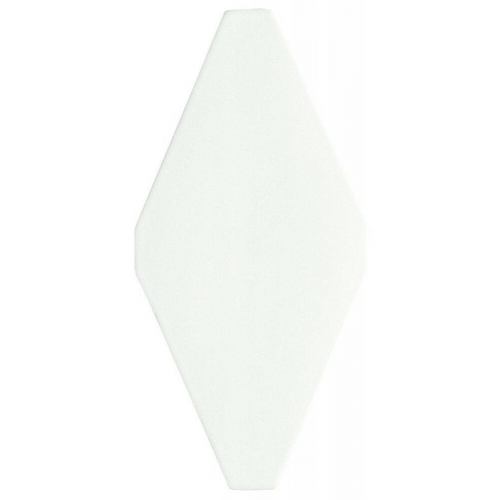 Керамическая плитка Adex Rombos Liso Blanco Z настенная 10х20 см ADNE8051
