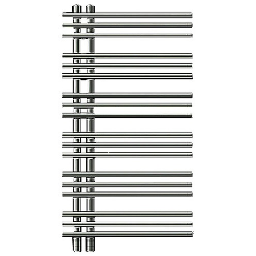 Водяной полотенцесушитель Zehnder Yucca asymmetric YAD-090-050 Белый