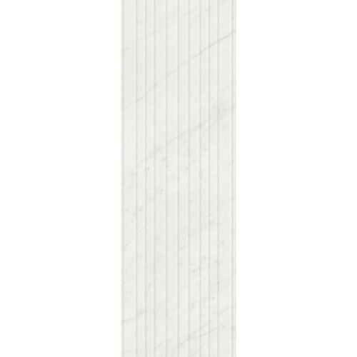Керамическая плитка Kerama Marazzi Борсари белый структура обрезной настенная 25х75 см 12102R
