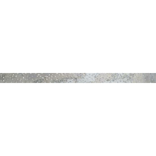 Керамический бордюр Ceramiche Brennero Mineral List. Stars Silver 3,8х60 см