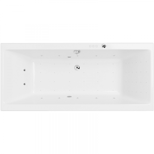 Акриловая ванна Excellent Pryzmat Slim 160x75 WAEX.PRY16S.NANO.CR с гидромассажем