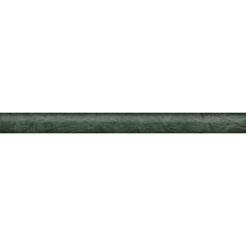 Керамический бордюр Kerama Marazzi Эвора зеленый глянцевый обрезной SPA054R 2,5х30 см