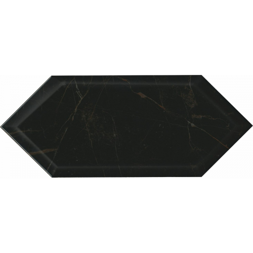 Керамическая плитка Kerama Marazzi Келуш грань черный глянцевый 35010 настенная 14х34 см