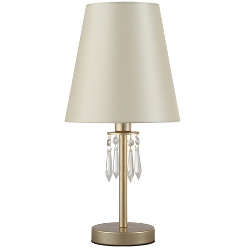 Настольная лампа Crystal Lux Renata LG1 Gold Бежевая Золото RENATA LG1 GOLD