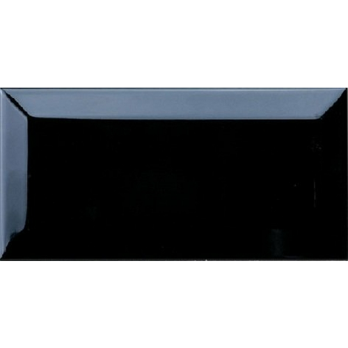Керамическая плитка TAU Ceramica Biselado Classic Black BR 07411-0002 настенная 7,5х15 см