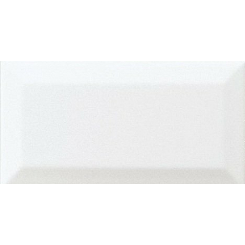 Керамическая плитка TAU Ceramica Biselado Classic White BR 07411-0001 настенная 7,5х15 см