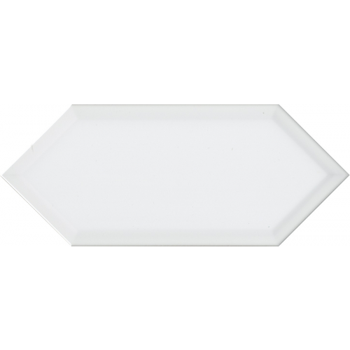 Керамическая плитка Kerama Marazzi Алмаш грань белый глянцевый 35018 настенная 14х34 см