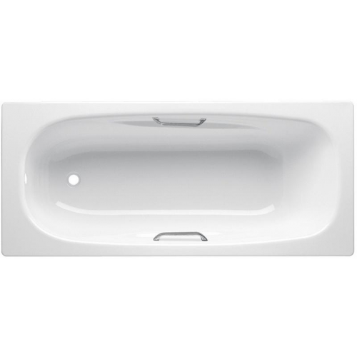 Стальная ванна BLB Universal Anatomica B75U 170x75 с отверстиями для ручек без гидромассажа
