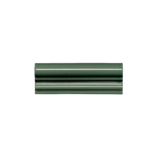 Керамический бордюр Adex Modernista Moldura Italiana PB C/C Verde Oscuro 5х15 см ADMO5170