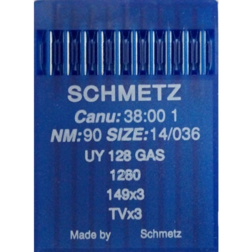 Швейные иглы для промышленных машин Schmetz UY 128 GAS SES SERV 7 №75