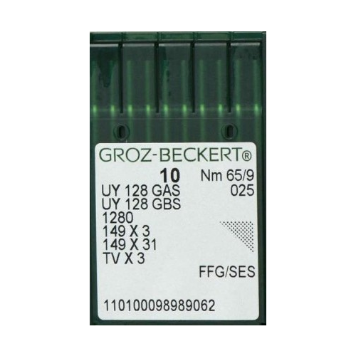 Швейные иглы для промышленных машин Groz Beckert UY 128 GAS FFG SES №75 11