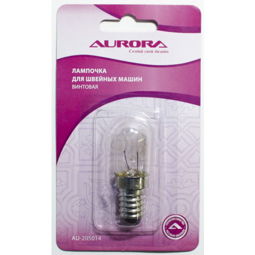 Лампочка Aurora AU-225614 для швейных машин винтовая 22x56mm, 15w