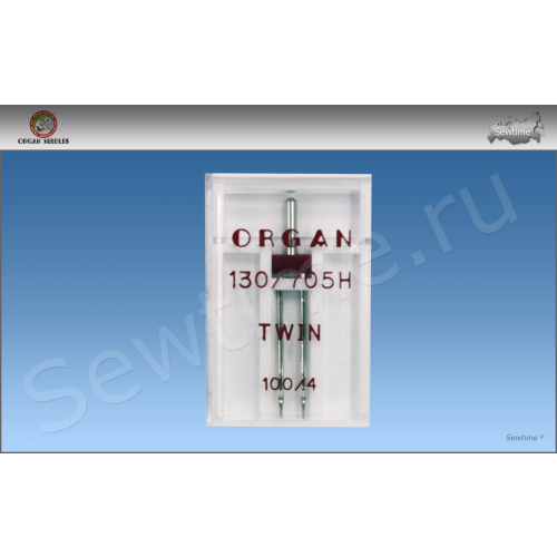 Иглы Organ двойные 1-100/4 130/705H