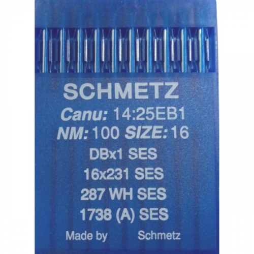 Швейные иглы для промышленных машин Schmetz DBx1 1738 SES №100