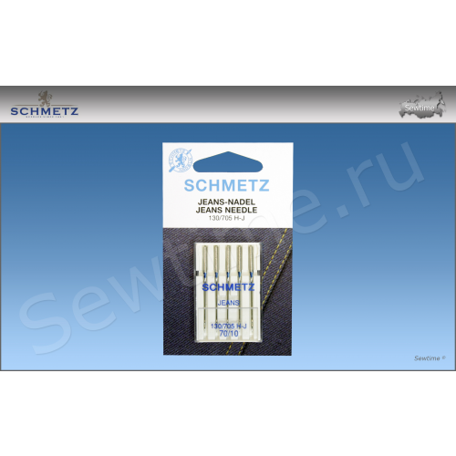Иглы для джинсы Schmetz 130/705H-J, 5 шт № 70