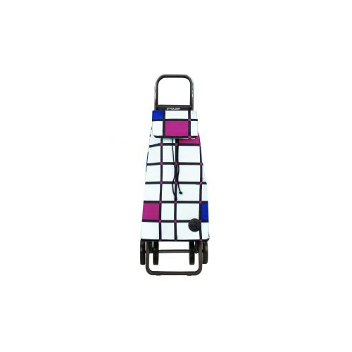 Сумка-тележка хозяйственная Rolser Mountain Cuadro MH Dos 2 MOU 108 Plata