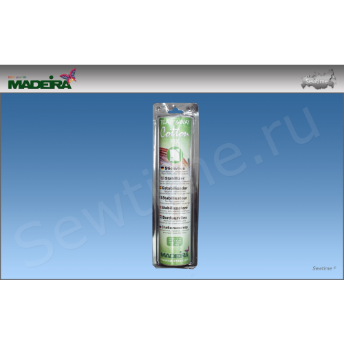 Стабилизатор Madeira 9439 Cotton Fix, на клеевой основе, белый, 25см x 3м