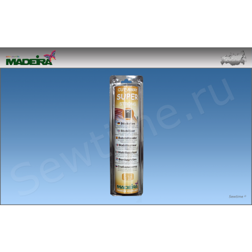 Стабилизатор Madeira 9446 Super Strong, особо прочный, для крупных мотивов, черный, 30см x 5м