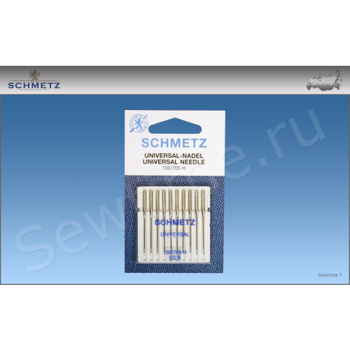 Иглы стандартные Schmetz 130/705H №60, 10 шт