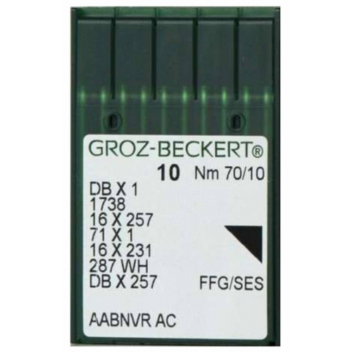 Швейные иглы для промышленных машин Groz Beckert DBx1 №70 10