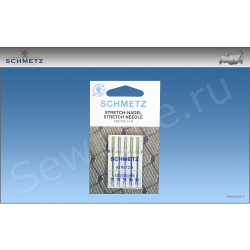 Иглы стрейч Schmetz 130/705H-S №75(3),90(2), 5 шт (22:80.FB2.V3S)
