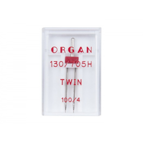 Иглы Organ двойные 100\4 ( 1 шт)