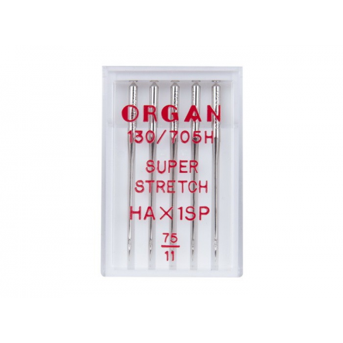 Иглы Organ супер стрейч №75 (5шт.)