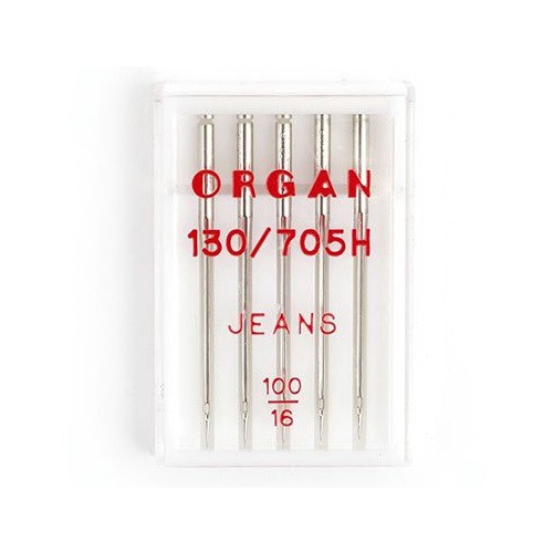 Иглы Organ джинс №100 (5шт.)