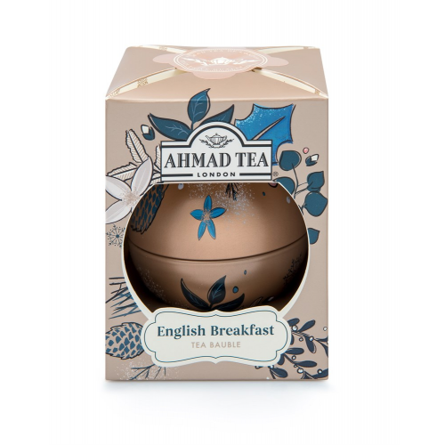 Чай "Ahmad Tea", Чай Английский завтрак, "Золотые Сумерки", "Новогодний шар", 30г Штука