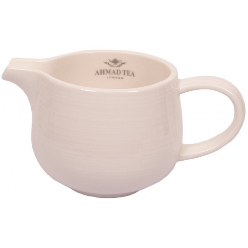 Сливочник "Ahmad Tea", белый, керамический, 100 мл