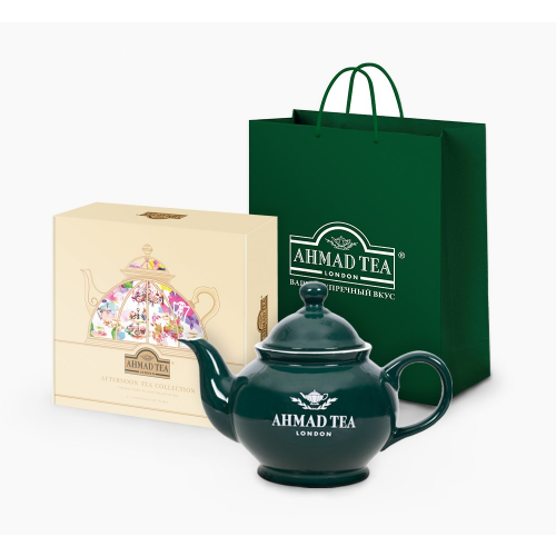 Подарочный набор чая и посуды от "Ahmad Tea" "Afternoon Tea Collection", большой