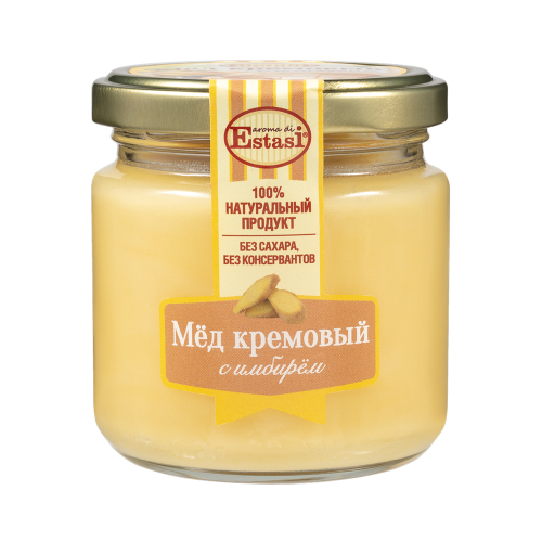Мёд кремовый с имбирём "Aroma di Estasi", 220гр Штука