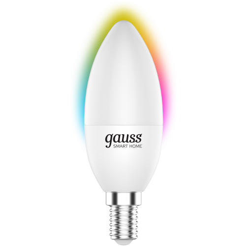 Умная лампочка Gauss 5 Вт C37 E14 RGBW White