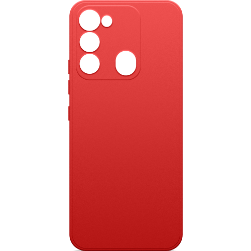 Чехол-накладка Borasco Tecno Spark Go 2022 Microfiber Красный