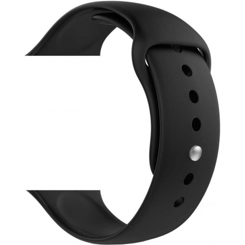 Ремешок для умных часов Sumdex Apple Watch 42/44мм силиконовый Black