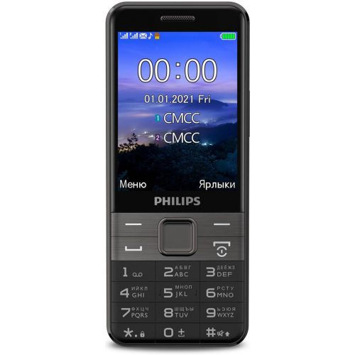 Мобильный телефон Philips Xenium E590 Dual sim Black