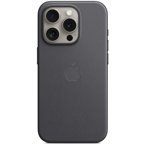 Чехол-накладка Apple iPhone 15 Pro FineWoven Case with MagSafe Черный