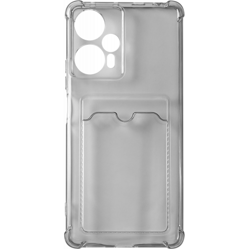 Чехол-накладка RedLine Card Case для POCO F5 Прозрачный/Черный