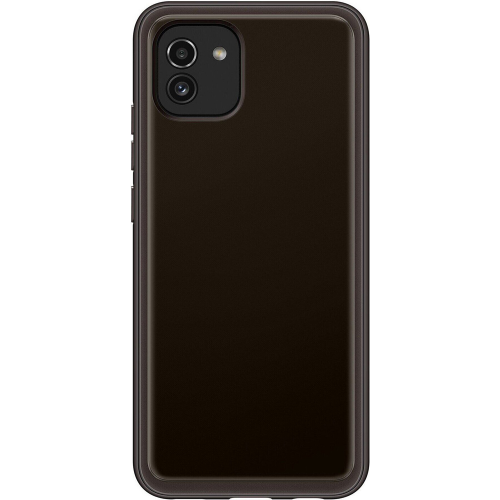 Клип-кейс Samsung Galaxy A03 Soft Clear Cover Black (EF-QA035TBEGRU )