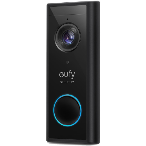 Дверной видеозвонок Anker Eufy Black Video Doorbell 2K Battery-Powered Add on only Black