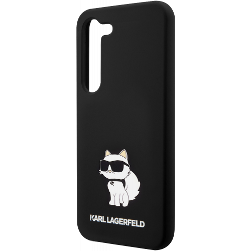 Чехол-накладка Karl Lagerfeld Samsung Galaxy S23 Liquid Silicone Case Choupette NFT Черный (KLHCS23SSNCHBCK)